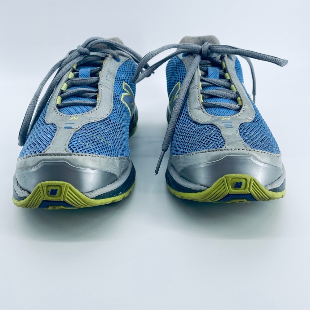 New Balance W8505BL Blue/Green/Silver Running Shoe - Picture 4 of 15